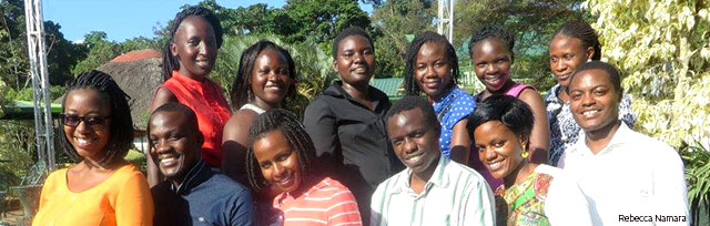 group photo of 2015-2016 Uganda Nutrition Fellows