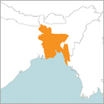 map of Bangladesh