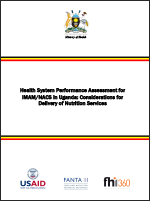 Cover of Uganda Health System publication
