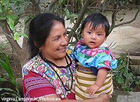 photo of mother and child