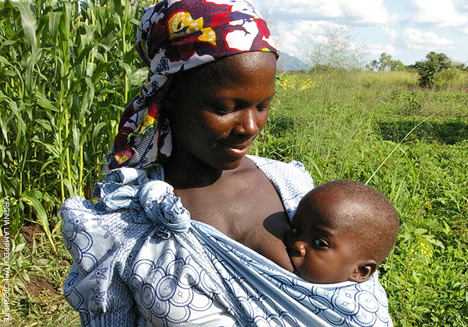mother and baby in Malawi