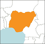 map of Nigeria