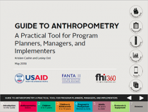 cover of Anthropometry Guide