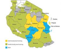 Image of map of Tanzania