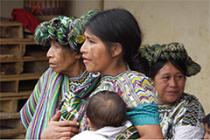 women and a baby in Guatemala