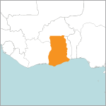 map of Ghana