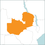 map of Zambia